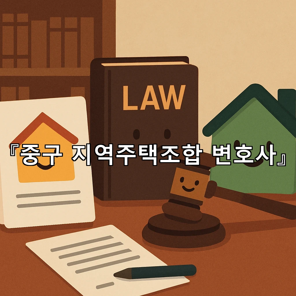 중구 지역주택조합 변호사