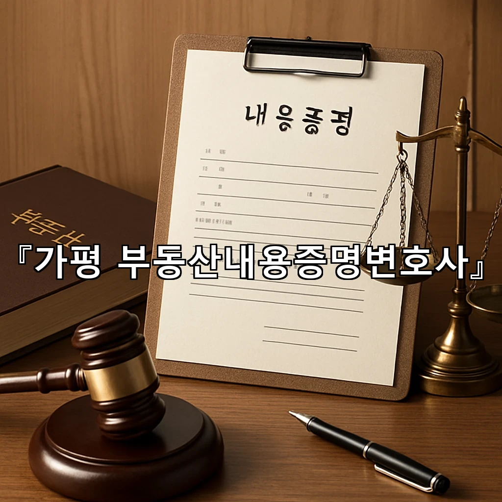 가평부동산내용증명변호사 임대차 갈등에 대응하는 문서 흐름 정리