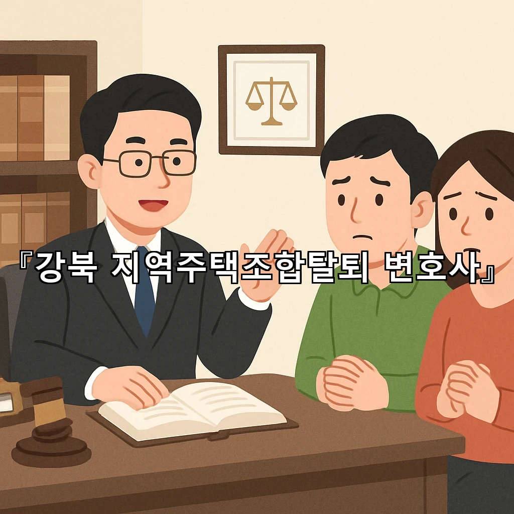 강북 지역주택조합탈퇴 변호사
