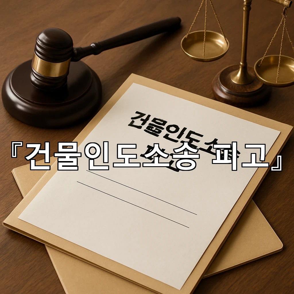 건물인도소송피고 서류 정리부터 대응 순서를 차분히 살펴보기