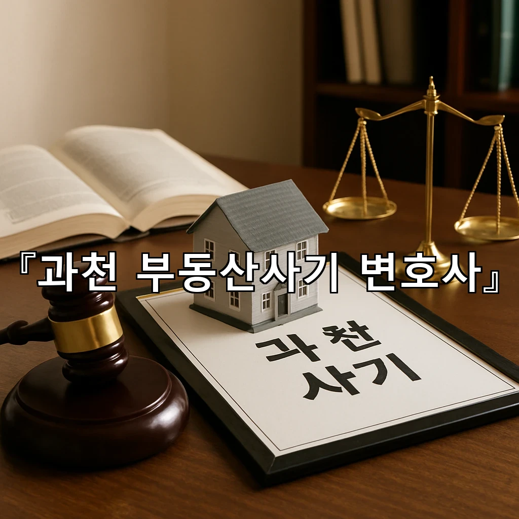 과천부동산사기변호사 분쟁 단계에서 놓치기 쉬운 사실관계 정리법