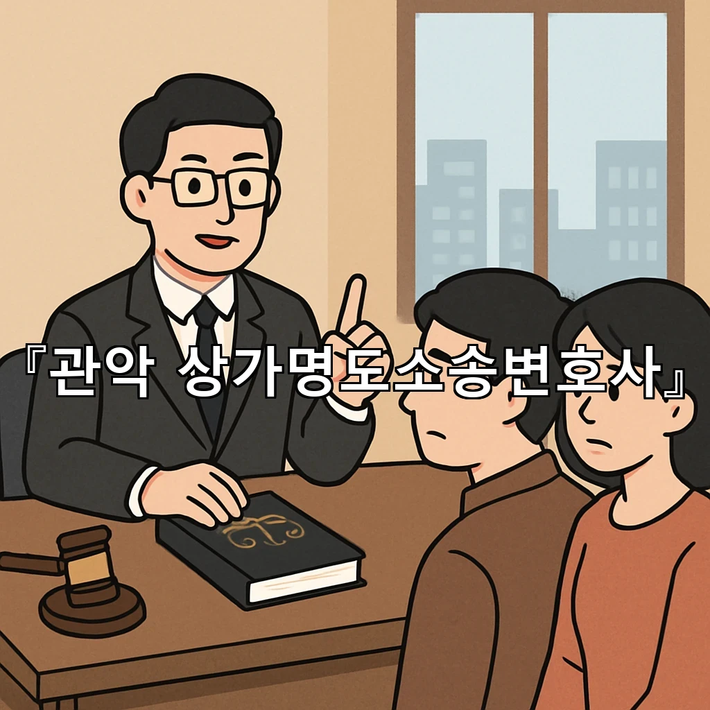 관악상가명도소송변호사 상가 점유 흐름을 읽어내는 실전 대응법