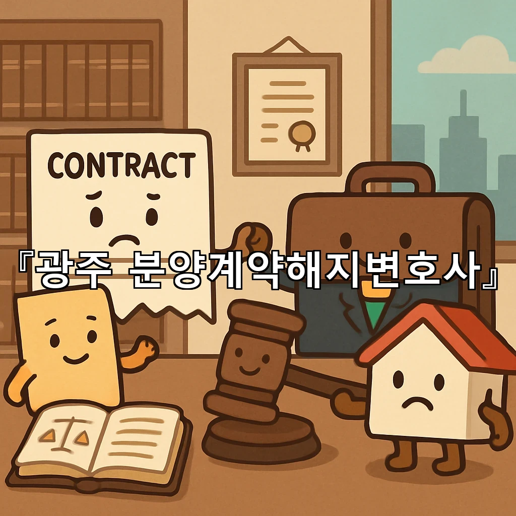 광주분양계약해지변호사 계약 흐름을 다시 읽는 시선이 필요한 때