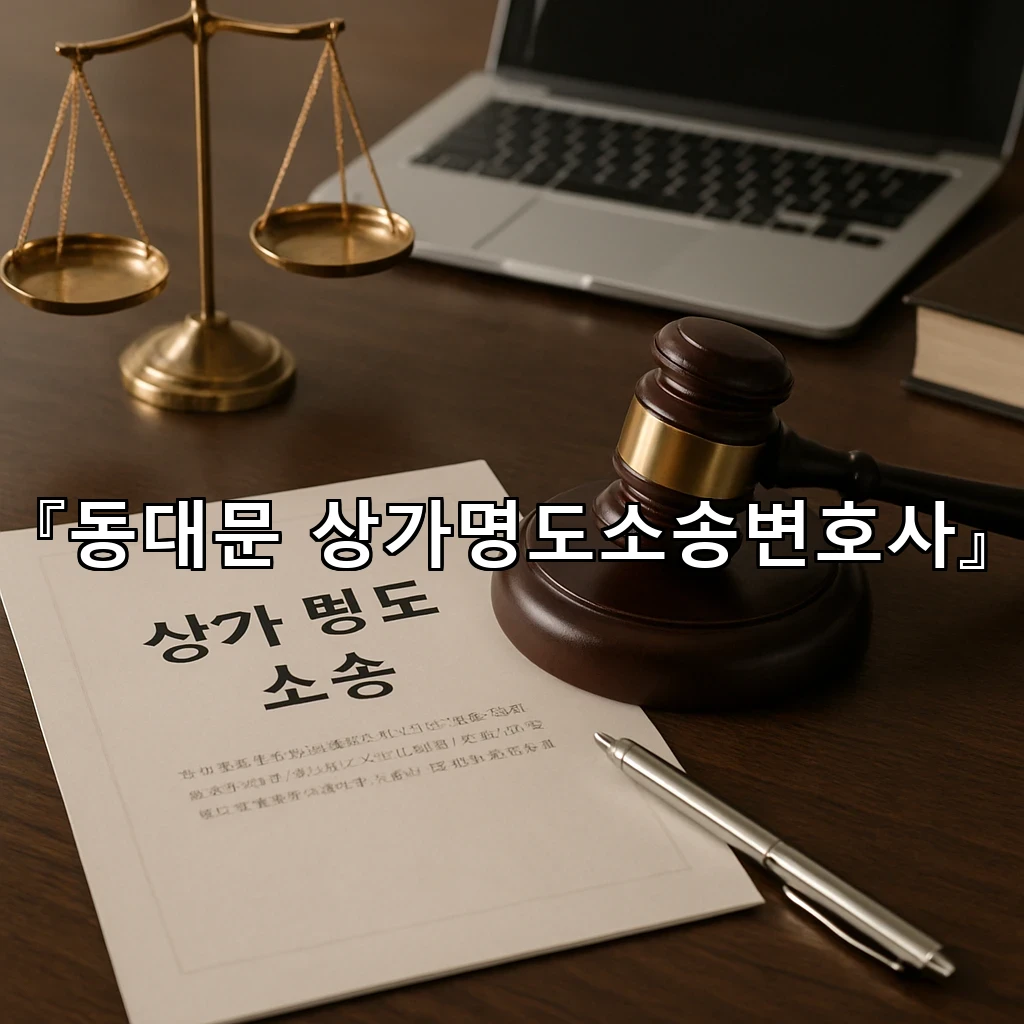 동대문상가명도소송변호사 점포를 지키는 준비가 시작되는 순간