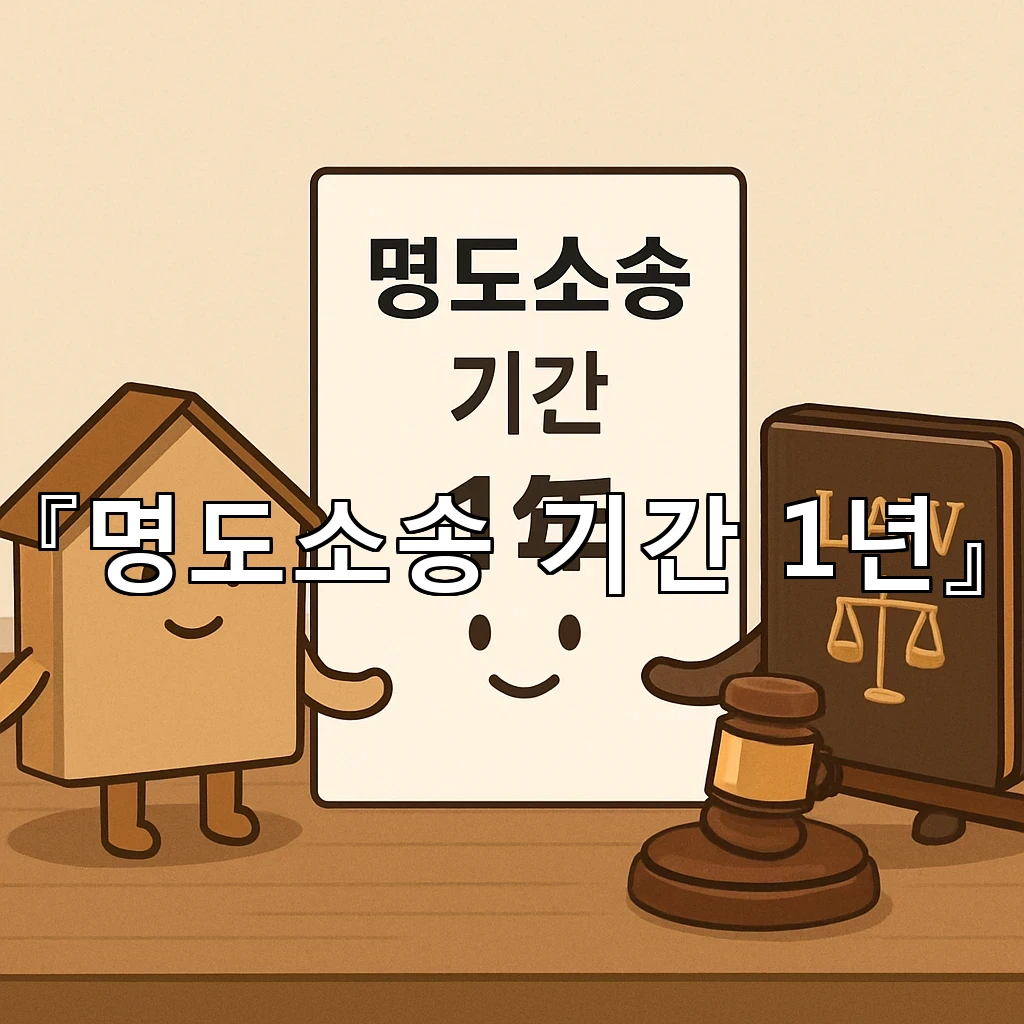 명도소송기간1년 속에서 놓치기 쉬운 일정과 서류 정리 흐름