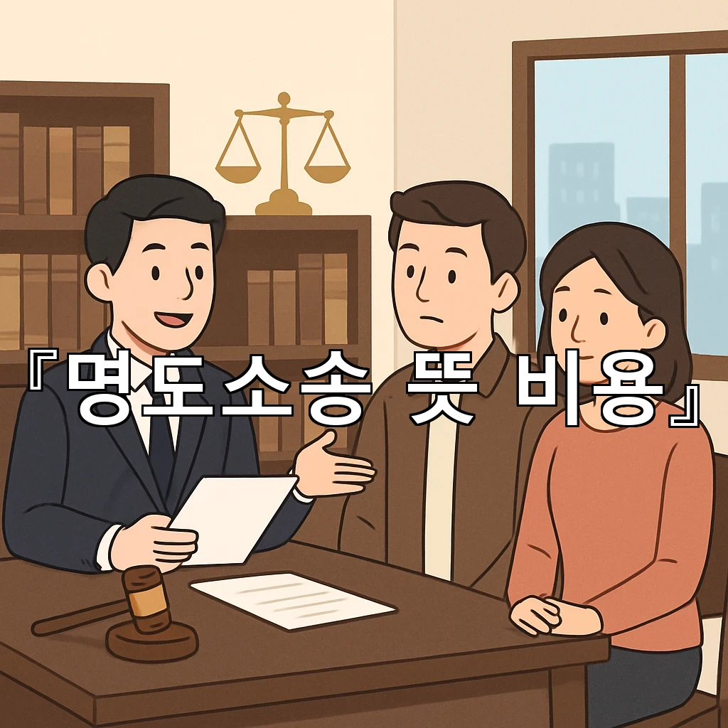 명도소송뜻비용 처음 살피는 분을 위한 핵심 정리와 준비 순서