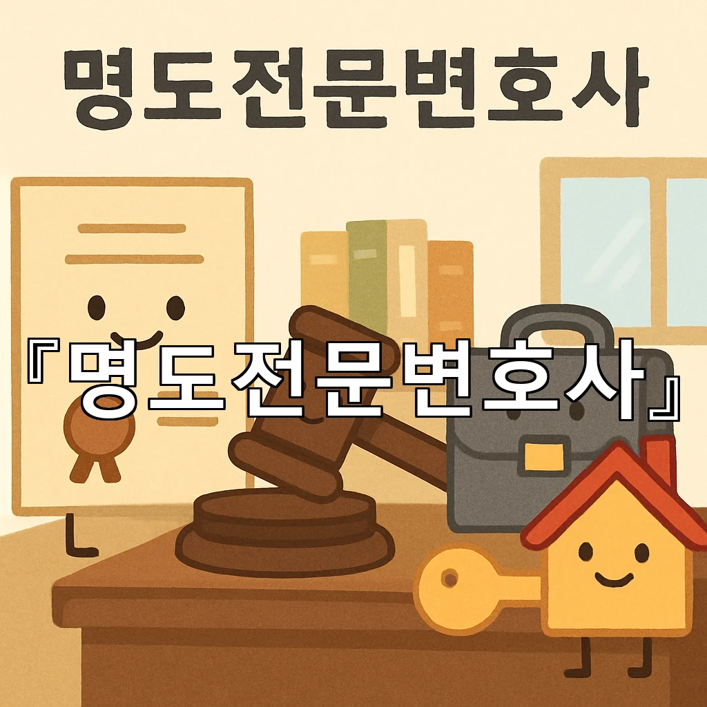 명도전문변호사 분쟁 흐름을 읽고 대응 순서를 세우는 방법 안내