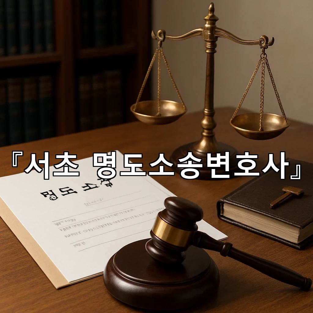 서초명도소송변호사 점유의 흐름을 읽는 첫 대응의 기준을 짚다
