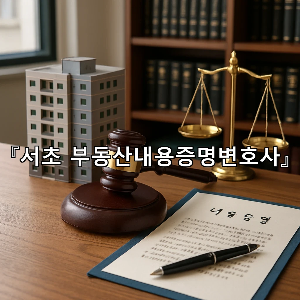 서초부동산내용증명변호사 임대차 갈등을 정리하는 첫 문장