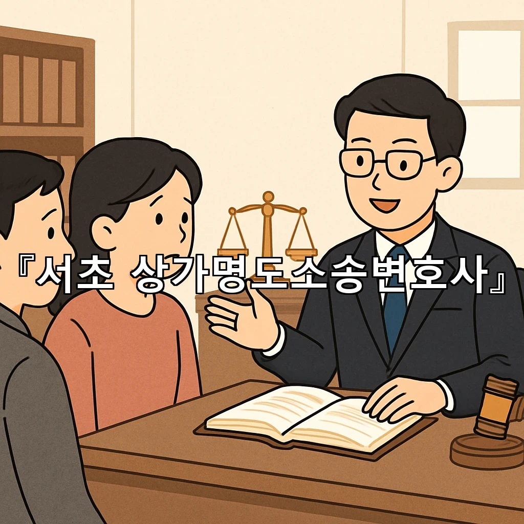 서초 상가명도소송변호사