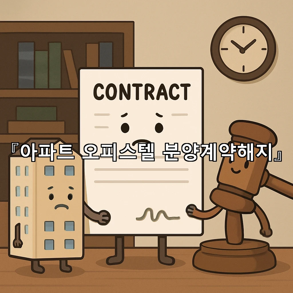 legal image 아파트 오피스텔 분양계약해지 7002