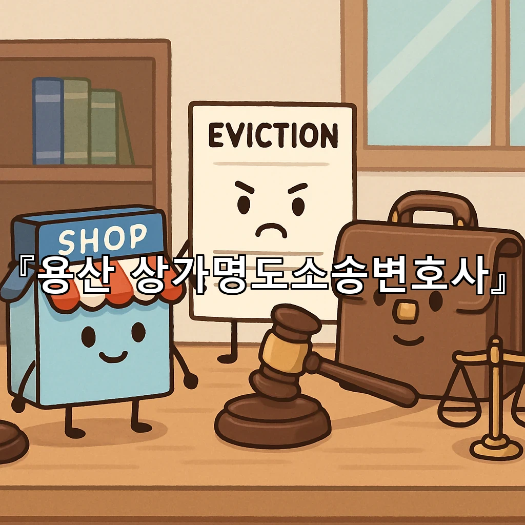 용산상가명도소송변호사 상가 비워달라는 요청을 정리하는 방법