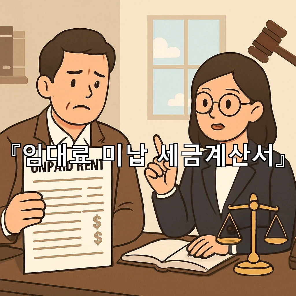 임대료미납세금계산서 작성 흐름을 정리한 현장 대응 안내