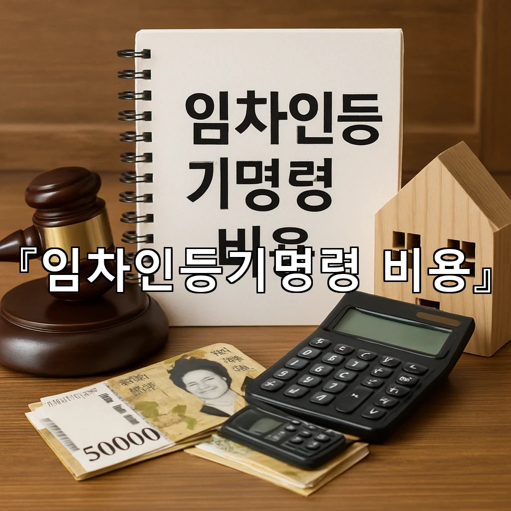 legal image 임차인등기명령 비용 6820