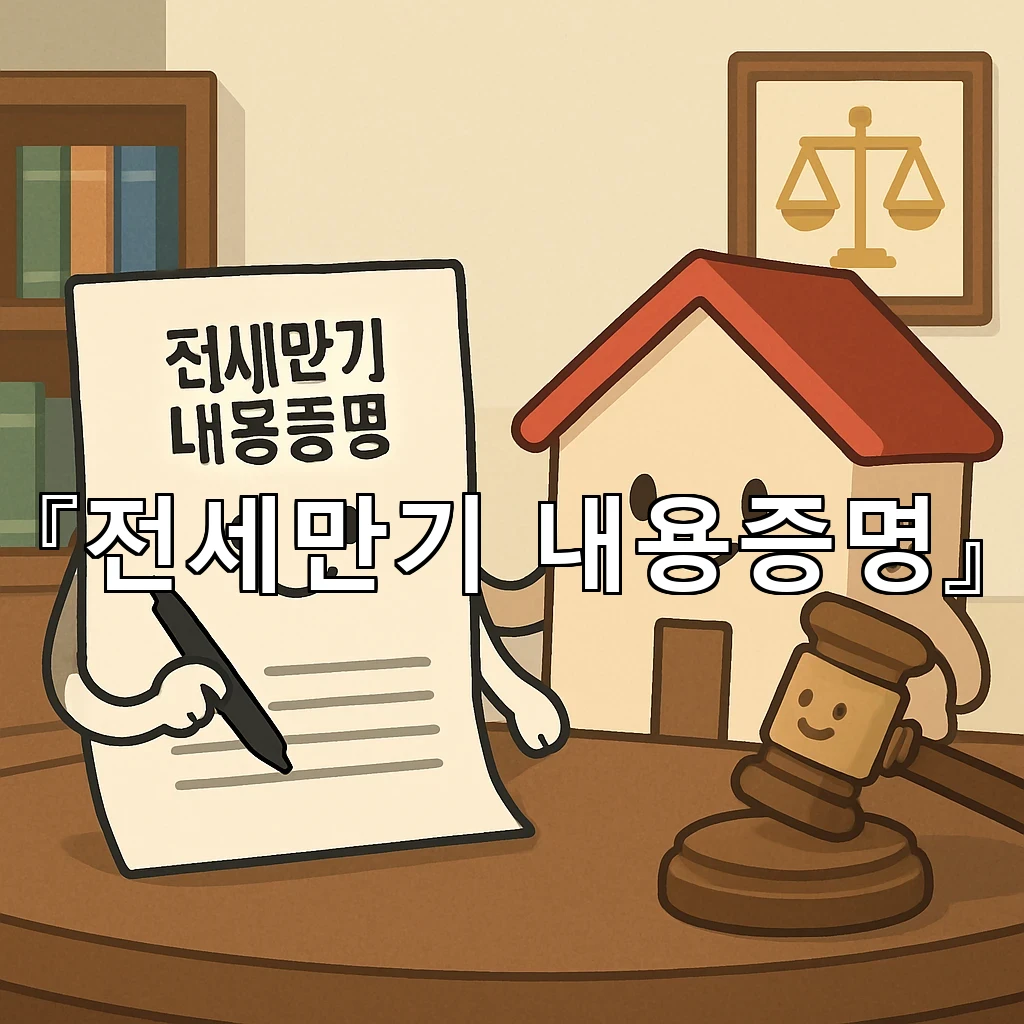 전세만기내용증명 만료 전 달라지는 집주인 대응의 흐름 읽기