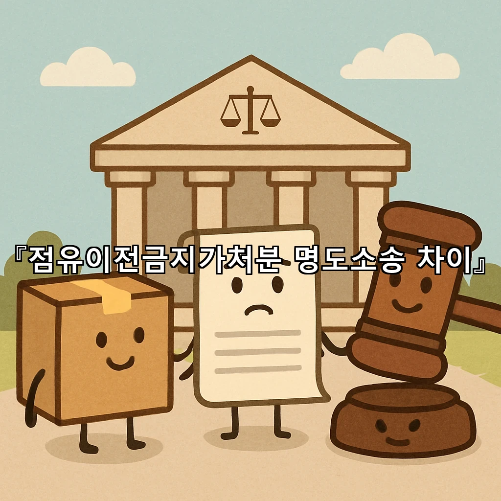 legal image 점유이전금지가처분 명도소송 차이 7162