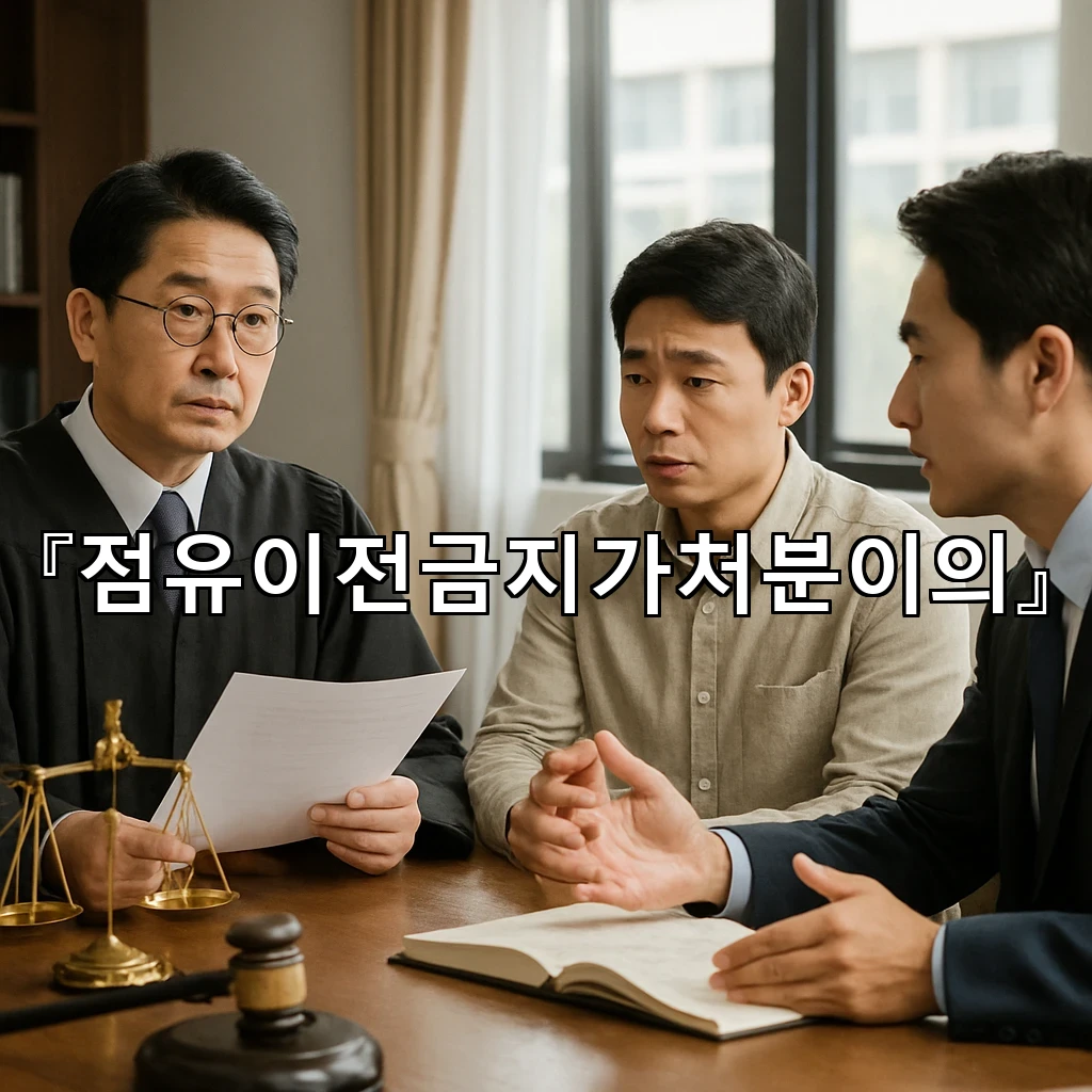 점유이전금지가처분이의 절차를 이해하는 가장 쉬운 길잡이