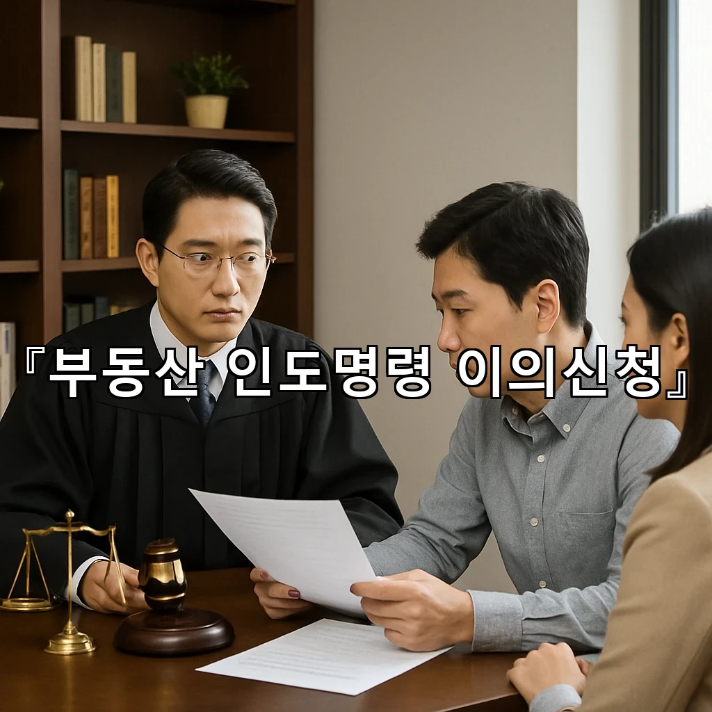부동산인도명령이의신청 진행 전 살펴야 할 핵심 기준 정리