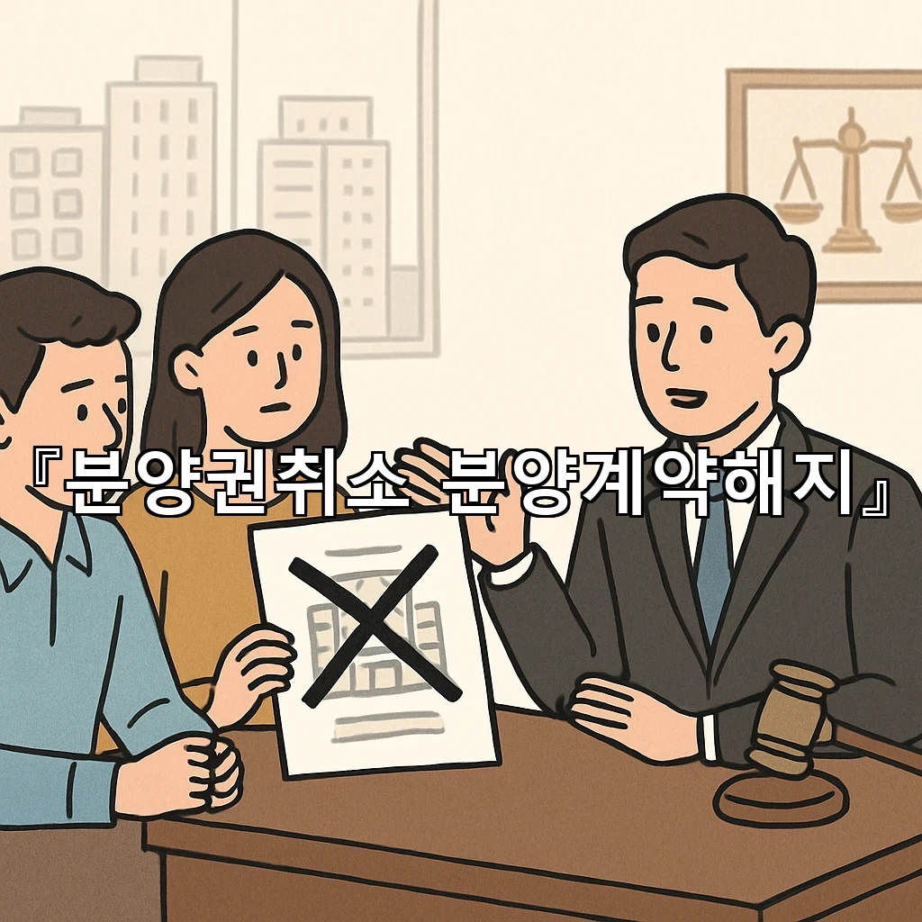 legal image 분양권취소 분양계약해지 7591