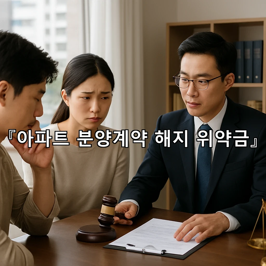 아파트 분양계약 해지 위약금