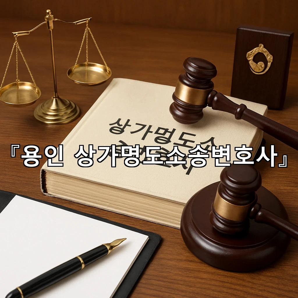 용인상가명도소송변호사 계약과 현황을 함께 살피는 실무의 기준