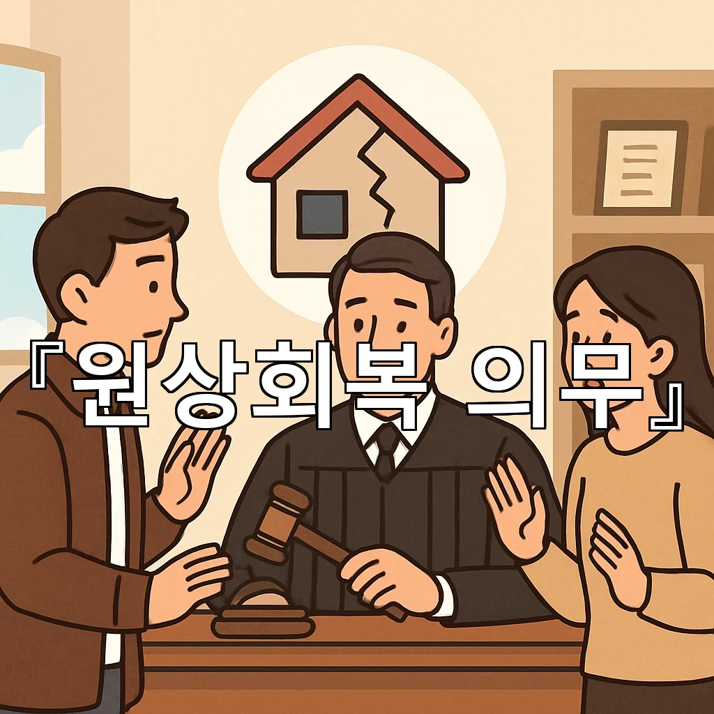 legal image 원상회복 의무 8187