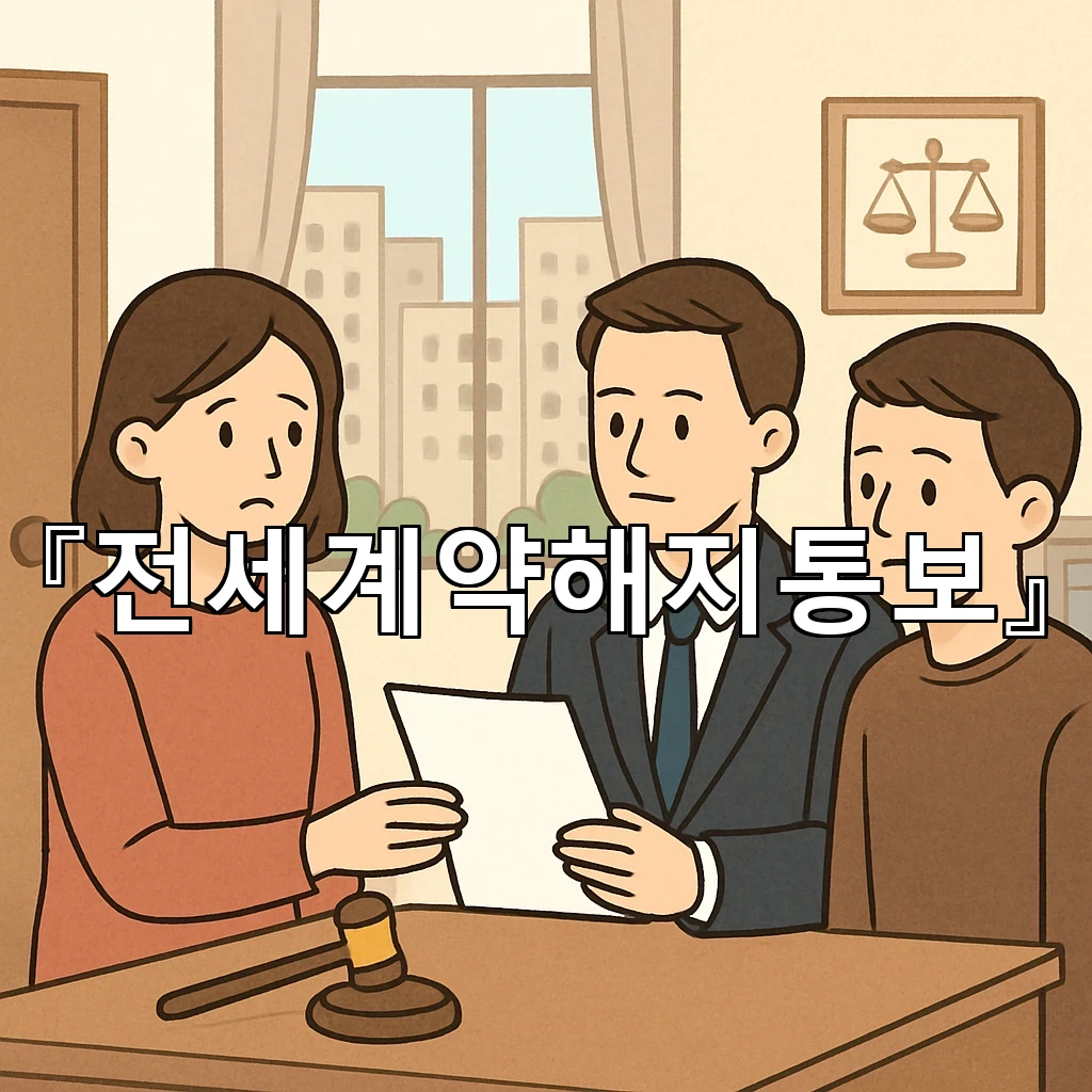 legal image 전세계약해지통보 7693
