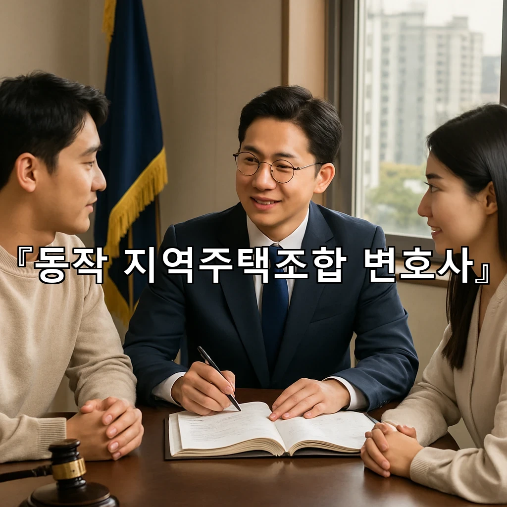 동작지역주택조합변호사 조합 설립부터 분쟁 대응까지 길을 짚다