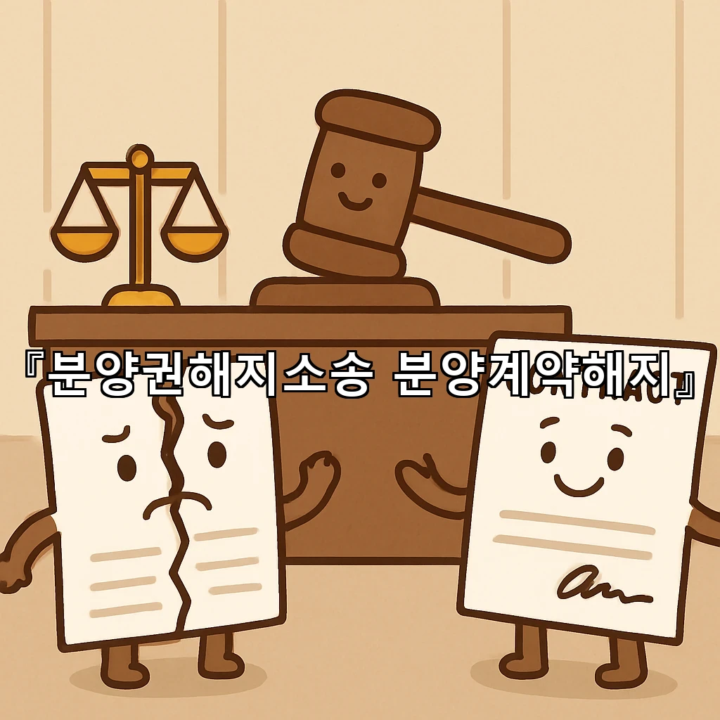legal image 분양권해지소송 분양계약해지 9574