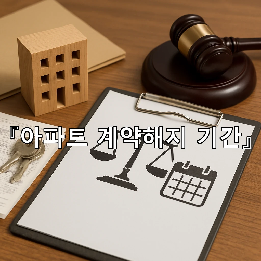 legal image 아파트 계약해지 기간 10761
