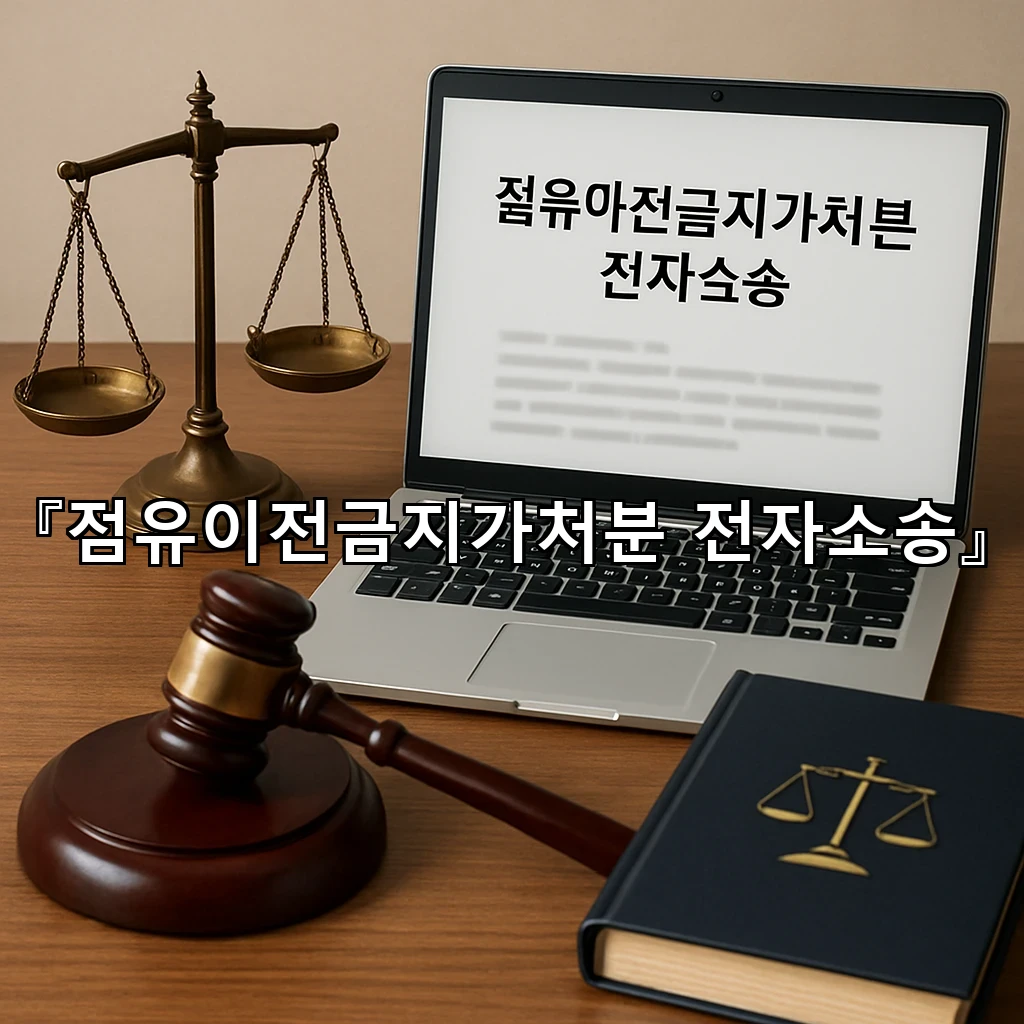 점유이전금지가처분전자소송 절차의 흐름을 한눈에 읽는 실무 안내