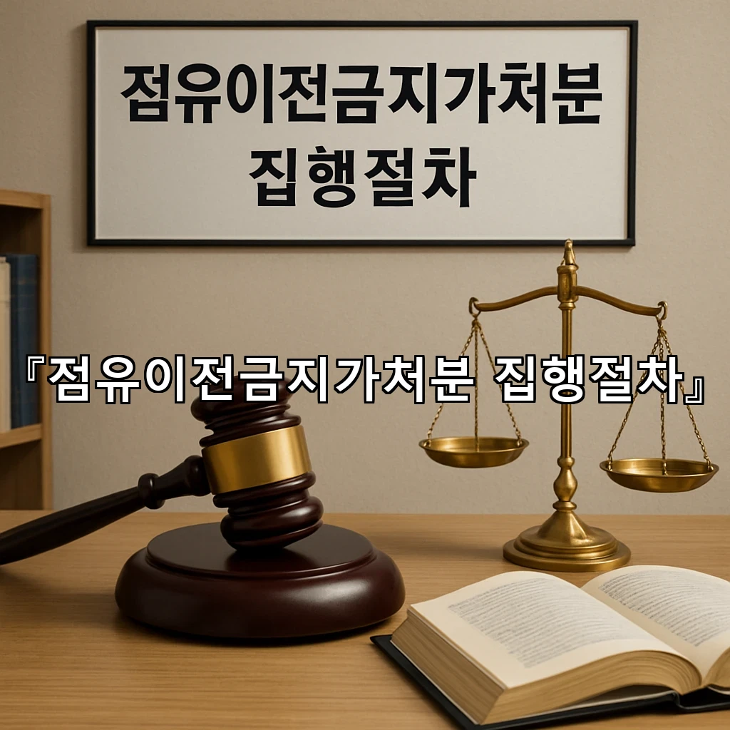 legal image 점유이전금지가처분 집행절차 9926