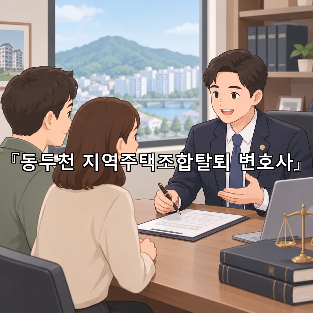 동두천지역주택조합탈퇴변호사 분쟁이 커지기 전 확인할 쟁점 정리