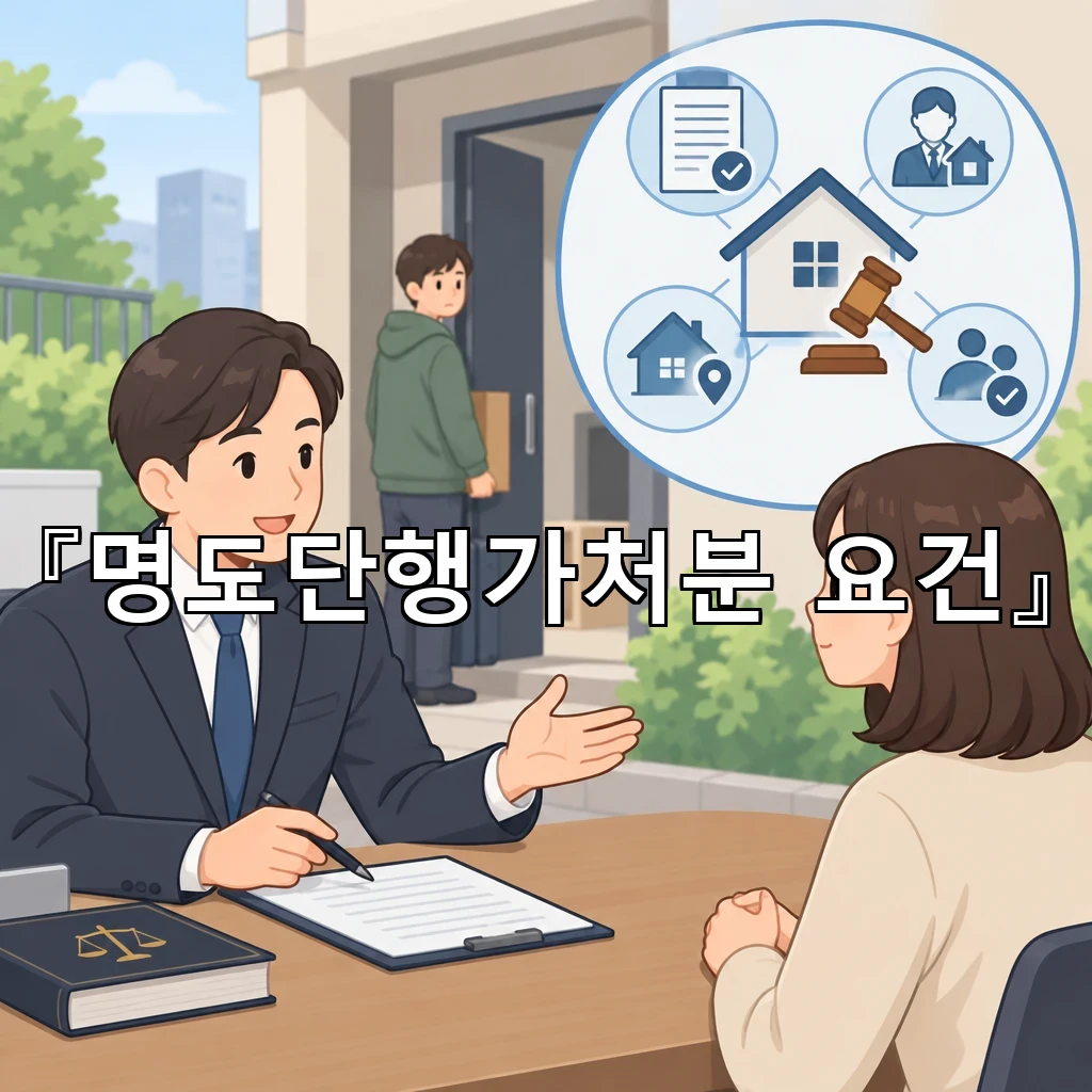 명도단행가처분요건 점유와 반환 사이의 간극을 메우는 실무 해설