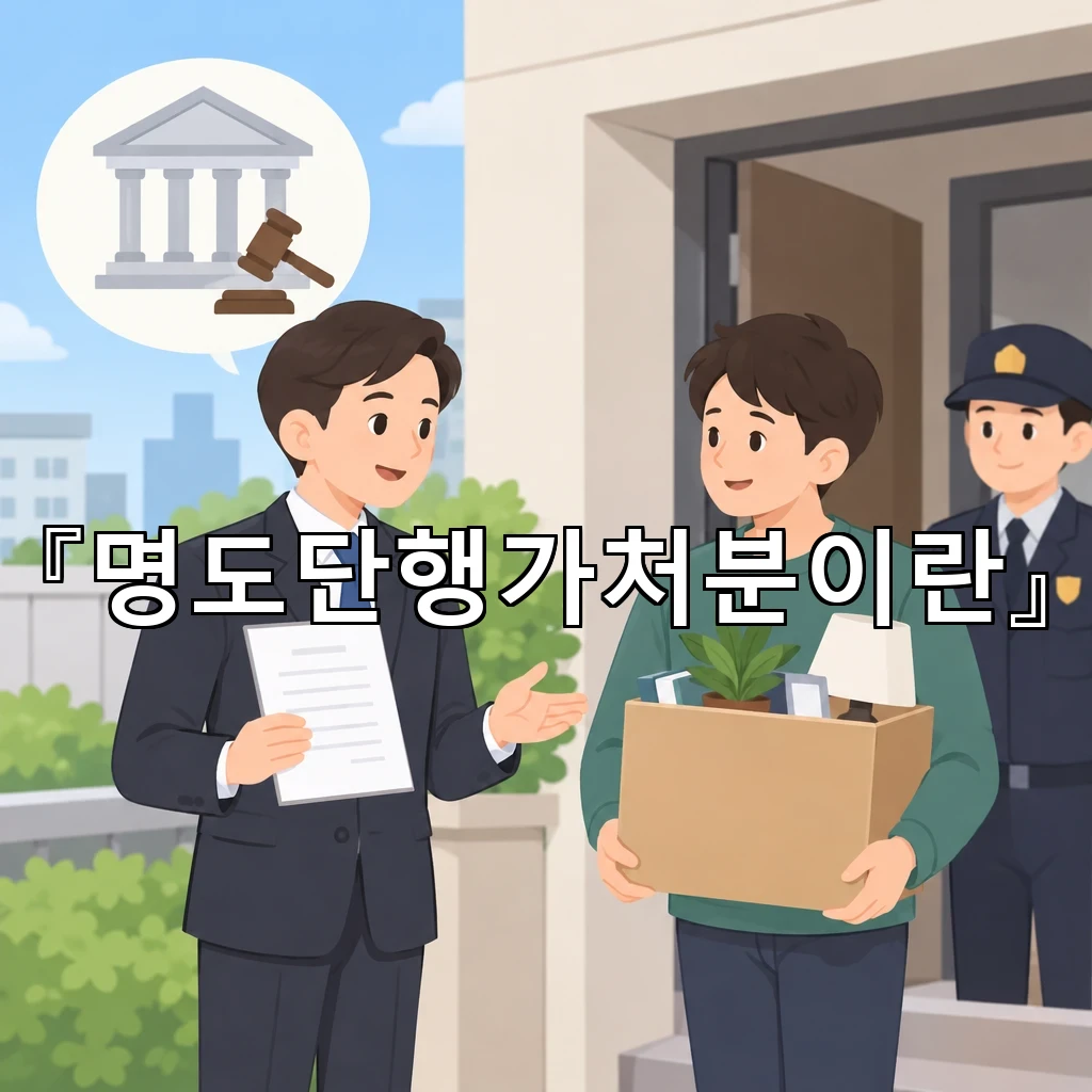 명도단행가처분이란 법원이 속도와 보전을 함께 보는 절차입니다