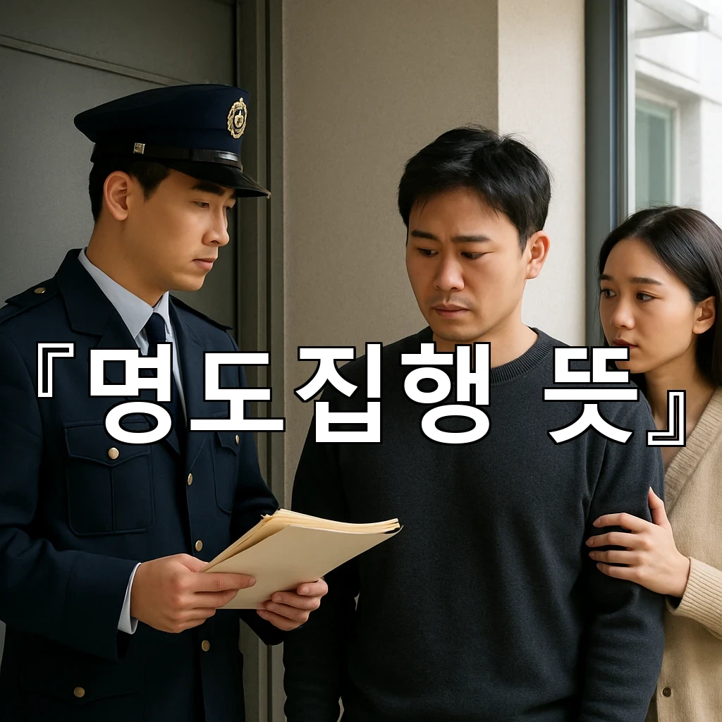 명도집행뜻 처음 접할 때 헷갈리는 개념을 사례로 풀어보는 안내