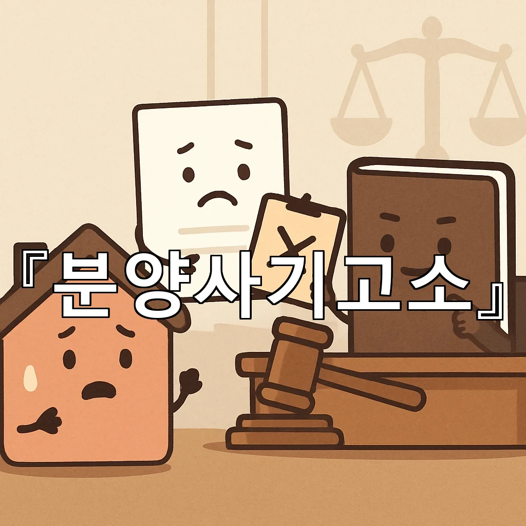 분양사기고소 계약서부터 살피는 첫 대응의 흐름과 핵심 포인트