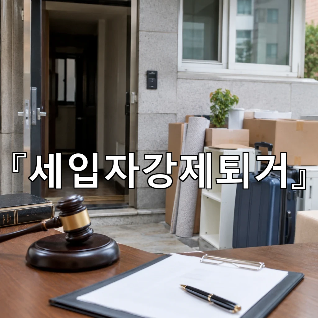 세입자강제퇴거 상황에서 놓치기 쉬운 서류 준비 흐름 정리