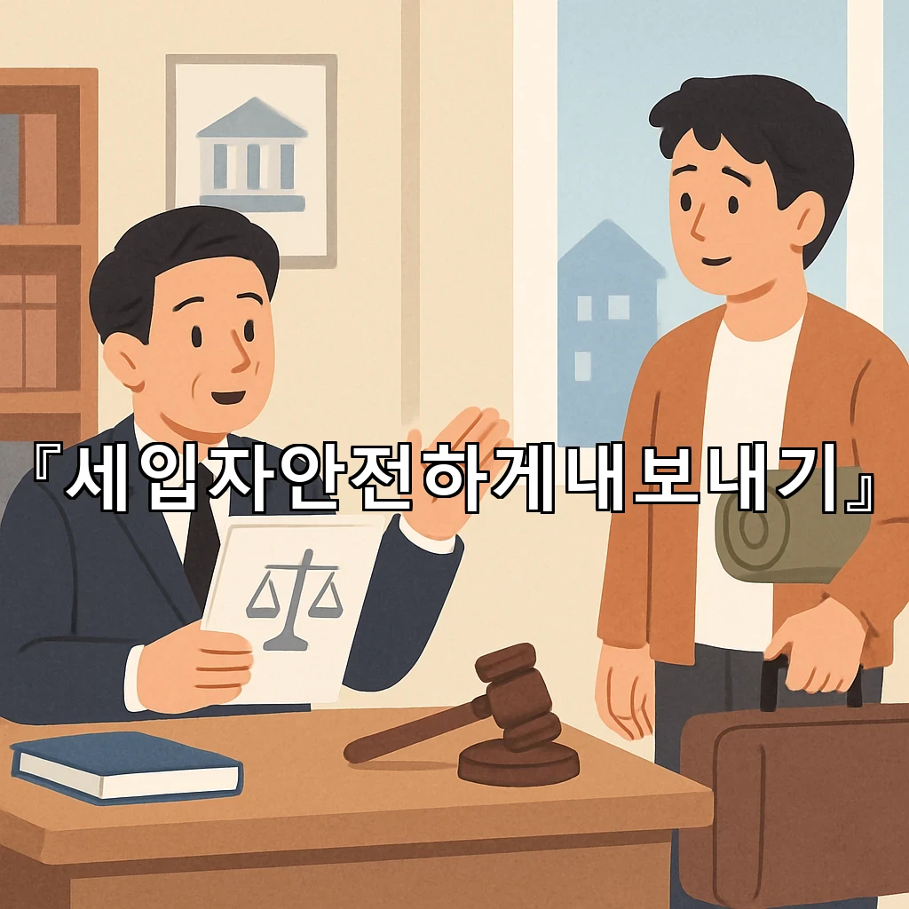 세입자안전하게내보내기 갈등을 줄이는 대화의 순서를 먼저 살피기