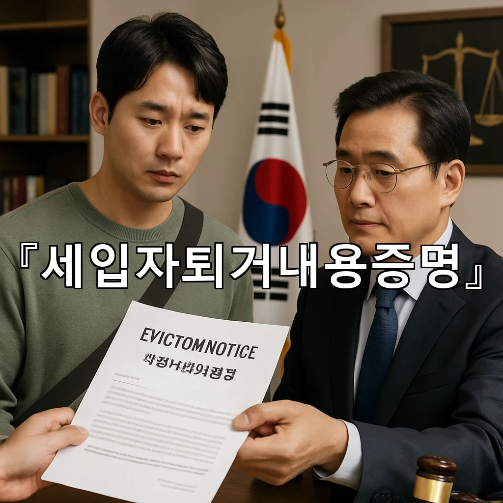세입자퇴거내용증명 분쟁을 줄이는 문장 구성의 핵심과 전달 순서