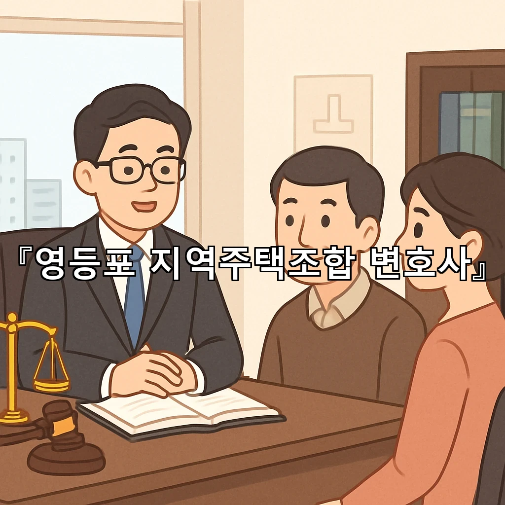 영등포지역주택조합변호사 조합원 갈등을 풀어내는 섬세한 해법