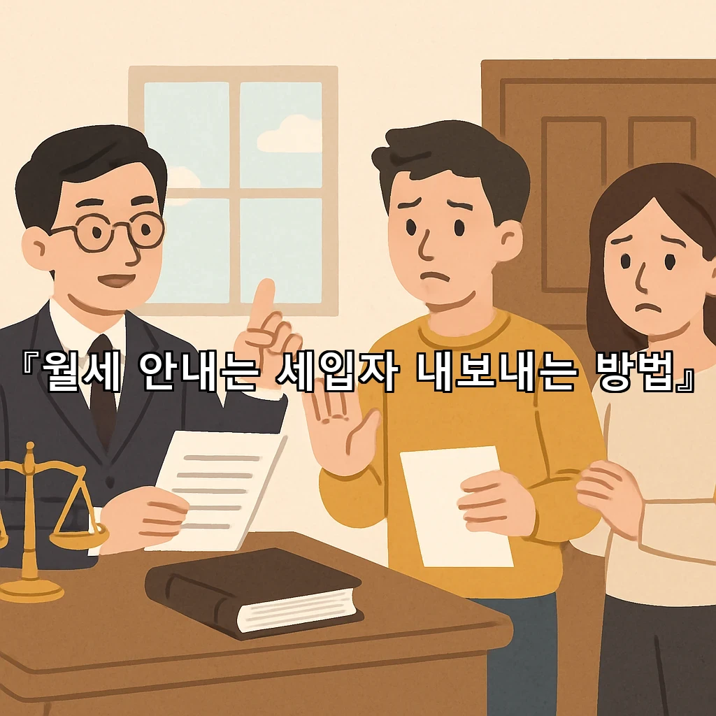 legal image 월세 안내는 세입자 내보내는 방법 10973