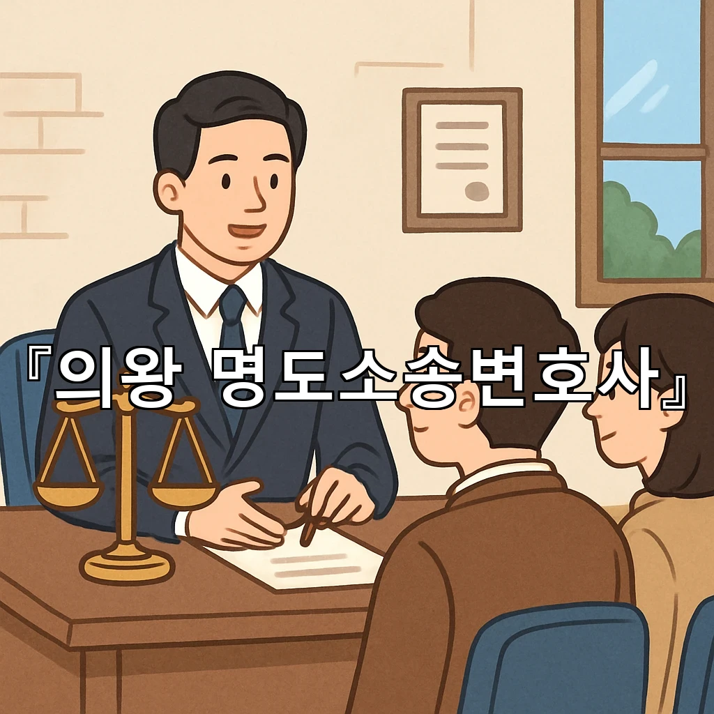 의왕명도소송변호사 조용한 정리로 시작하는 분쟁 해법 안내서