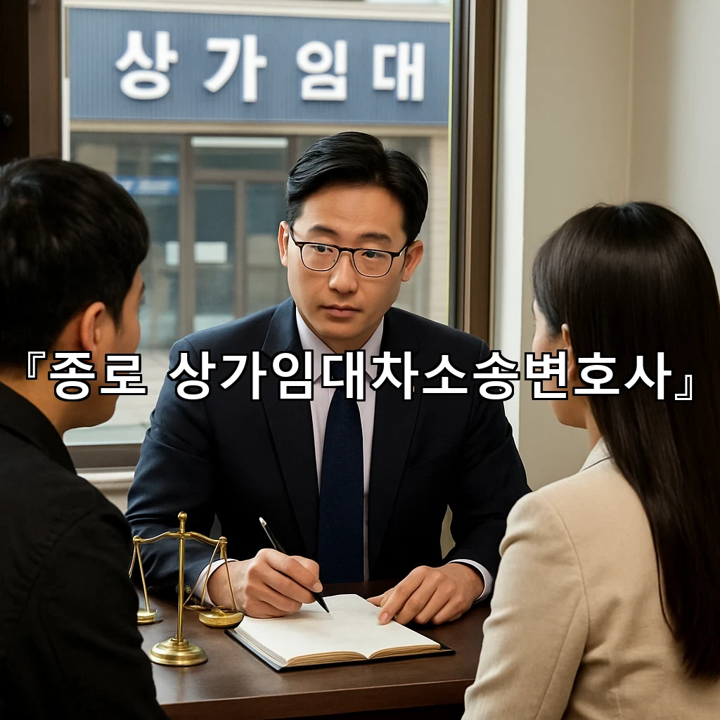 종로상가임대차소송변호사 임대차 분쟁의 흐름을 읽는 첫걸음 안내