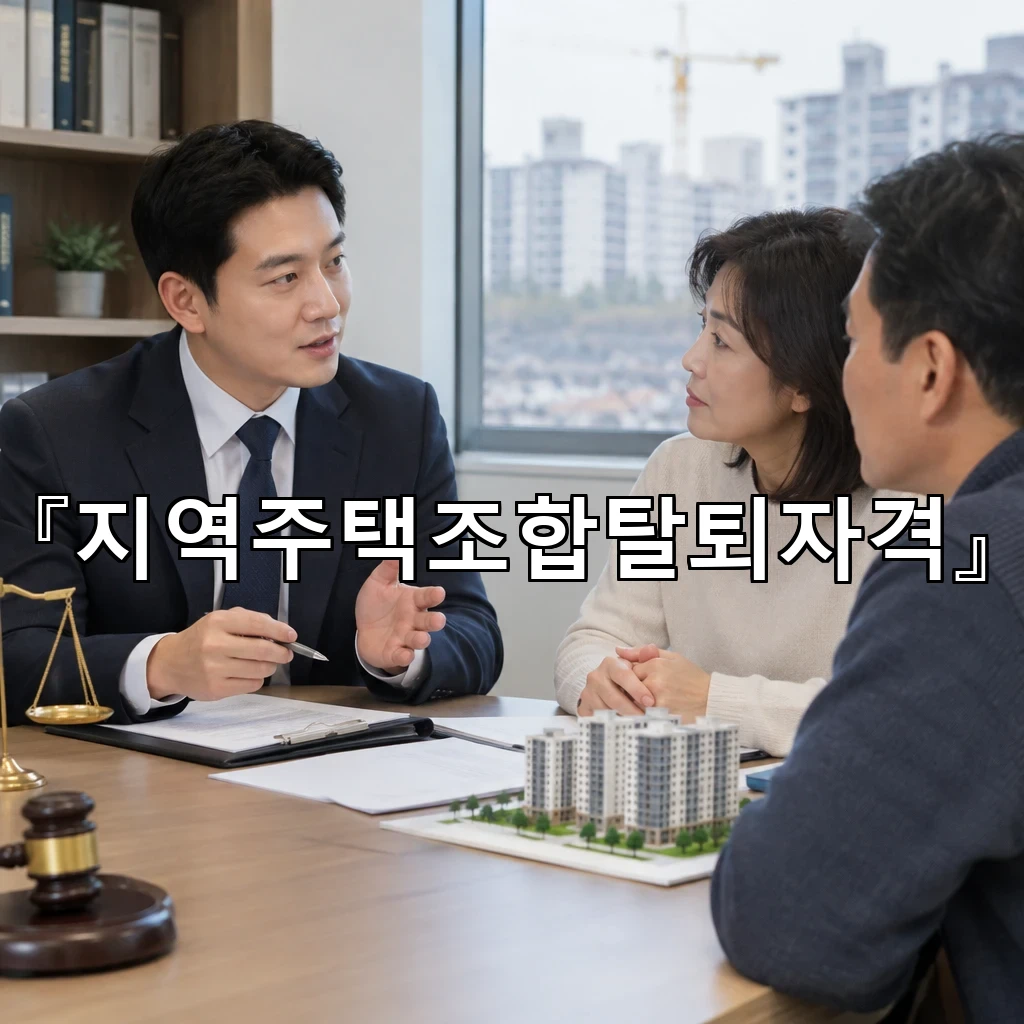 지역주택조합탈퇴자격 확인이 필요한 순간 차분히 살펴볼 기준들