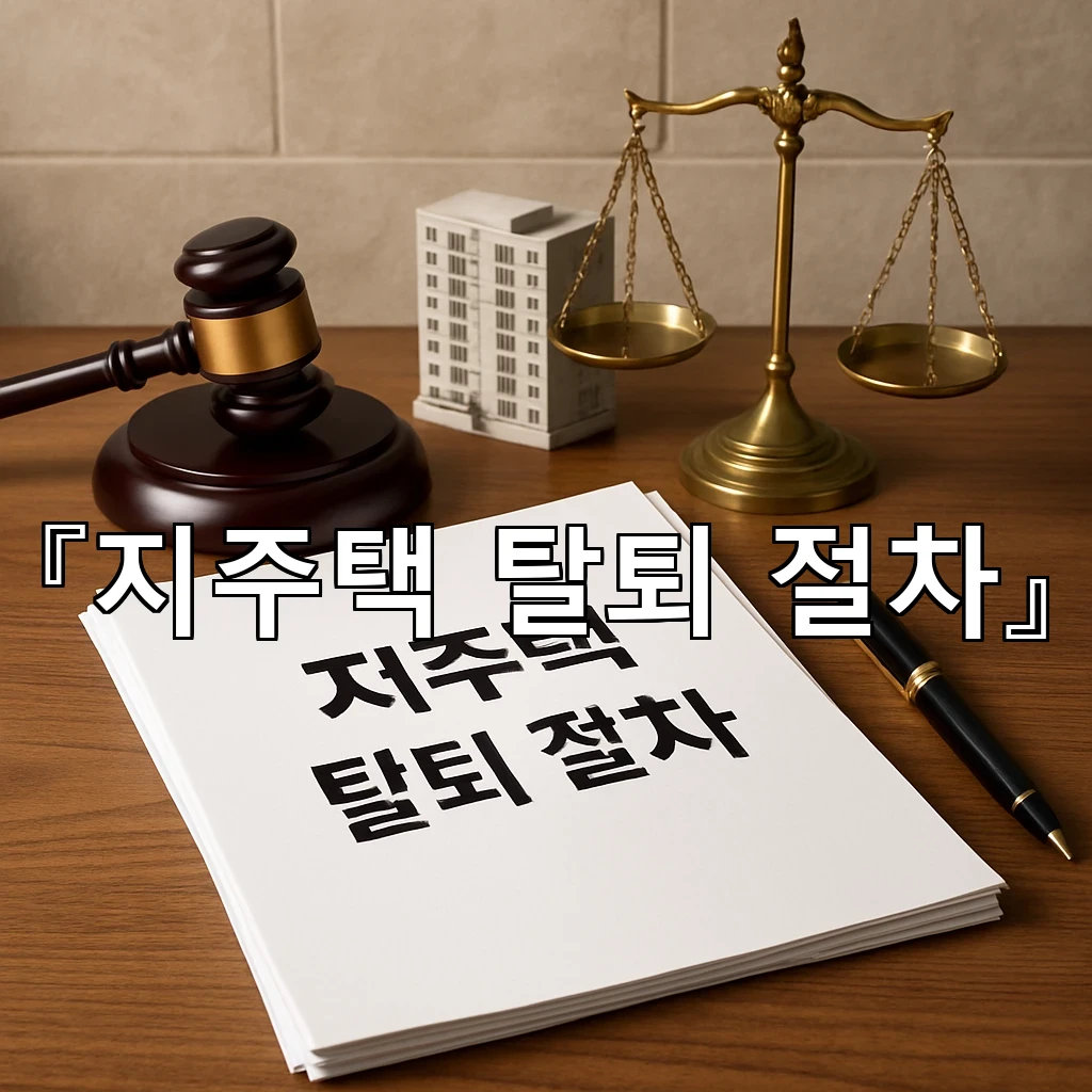지주택탈퇴절차 서둘러 보기 전에 알아둘 흐름과 준비 사항