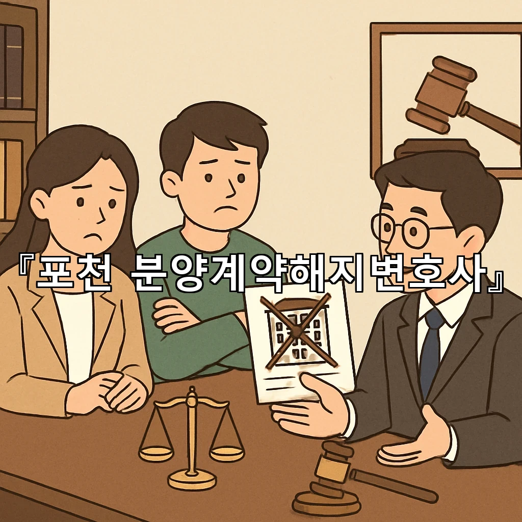 포천분양계약해지변호사 분쟁의 시작부터 정리까지 살피는 방법